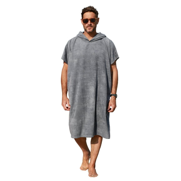 Poncho Towel Changing Bath Robe with Hood Swim Towels Color : F, Size : 60x110cm Lightweight Dry Robe Changing Robes Towel Poncho for Adults Outdoor Beach Swimming Surfing